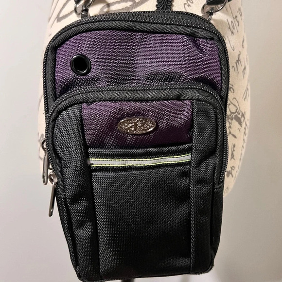 SBS, adjustable, Crossbody, 3 zip compartment, one pouch, belt loop and back 5x8 - Picture 10 of 10